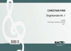 First organ sonata in g minor op.1 