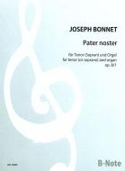 Pater noster for tenor or soprano and organ op.8/1 