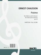 Poème for violin and orchestra op.25 (full score) 