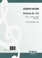 Symphony nr. 103 'The Drumroll' Hob. I:103 (Arr. piano) 