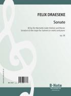 Sonata for clarinet (or violin) in b flat major op.38 