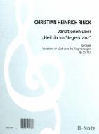 Variations on  'Heil dir im Siegerkranz' (God save the queen) für Orgel op.55/ 
