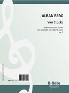 Four pieces for clarinet and piano op.5 