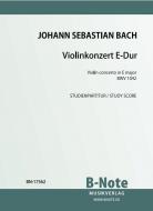 Violin concerto in E major BWV 1042 (Pocket score) 