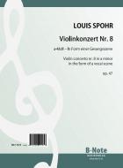 8th violin concerto in a minor 'In the form of a vocal scene' 
