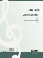 Violin sonata Nr. 1 in a major op.7 