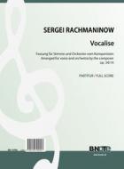 Vocalise for voice and orchestra op.34/14 (full score) 