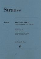 4 Songs op. 27 