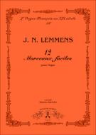 12 Morceau Faciles Pour Orgue, op. Posth 
