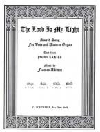 The Lord Is My Light 