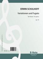 Variations and fugato on an own theme for piano op.10 