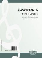 Theme and variations for piano 