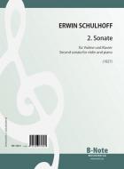 Second sonata for violin and piano (1927) 