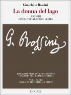 La Donna Del Lago Opera Vocal Score Based On Critical Edition It Only 