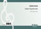 7 chorale preludes for organ 