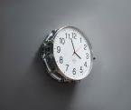 Snare Drum Uhr Slim White 