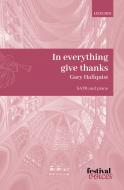 In everything give thanks 