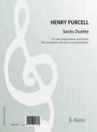 Six vocal duets with piano accompaniment 