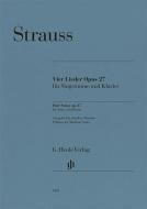 4 Songs op. 27 