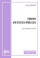 3 petites pièces 