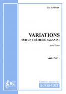 Variations sur un thème de Paganini - livre 1 