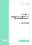 Essai de prélude et fugue 