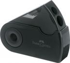 Spitzer Doppelspitzdose Sleeve schwarz 