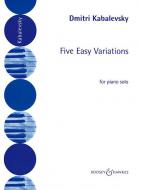 5 leichte Variationen op. 51 