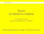 Musik für feierliche Anlässe 