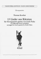 13 Folks Songs from Carinthia 