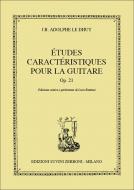 Études caractéristiques pour la guitare op. 21 