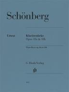 Piano Pieces op. 33a & 33b 