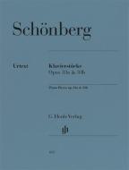 Piano Pieces op. 33a & 33b 