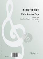 Prelude and fugue in a minor op.21 for organ 