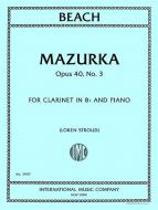Mazurka op. 40 No. 3 
