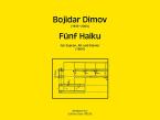 Fünf Haiku 