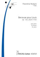 Berceuse for Louis op.125 