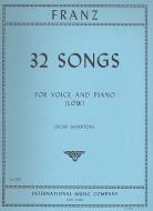 32 Songs for Low Voice 