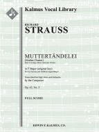 Muttertaendelei, Op. 43/2 [composer's transcription, F] 