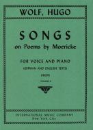 52 Songs On Poems by Mörike Vol. 2 High Voice 