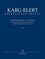 Ten Epigrams by Lessing Standard