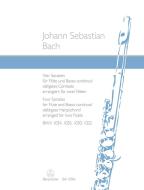 4 Sonatas for Flute and Basso continuo/obbligato Harpsichord BWV 1034, 1035, 1030, 1032 Standard