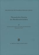 The Composers' Estates of the Proske Music Department KBM 14/17 
