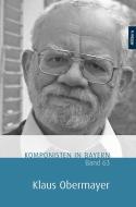 Komponistinnen und Komponisten in Bayern 63: Klaus Obermayer 