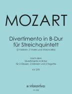 Divertimento in B flat major for String Quintet KV 270 
