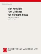 5 poems by Hermann Hesse op. 14 Download