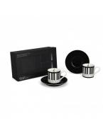 Espresso cup with saucer: keyboard - 2 sets (0,11L) 