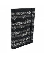 Notebook sheet music black A6 