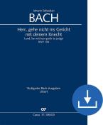 Lord, be not too quick to judge BWV 105 Download