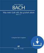 God's will is best, it shall be done BWV 111 Download